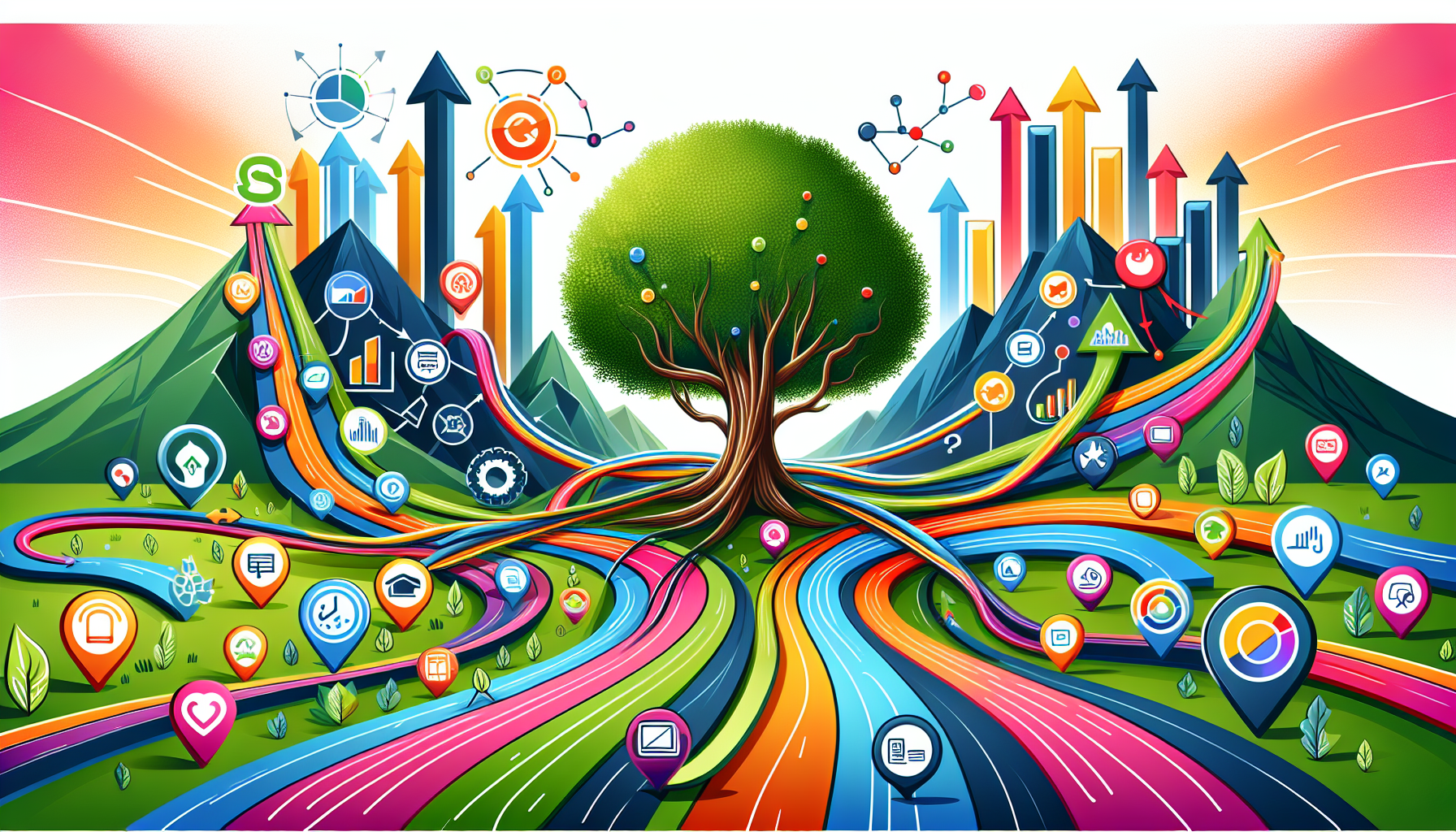 Visual strategies for SaaS growth.